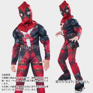 デッドプール コスプレ 衣装 マスク 付き D...の詳細画像5