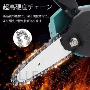チェーンソー 充電式 小型 コードレス 電動チ...の詳細画像2