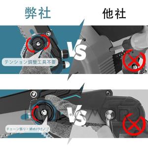充電式チェーンソー ハンディチェーンソー マキ...の詳細画像3
