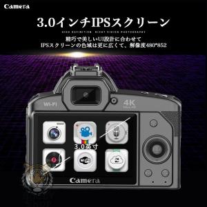 デジタルカメラ 4K 安い 3600万画素 小...の詳細画像5