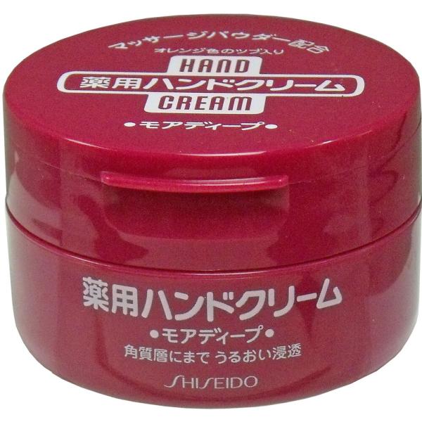 ハンドクリーム 資生堂 薬用ハンドクリーム モアディープ ジャー 100g (K)