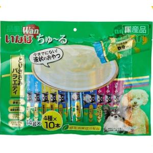 チュール 犬 とりささみ 40本 4種 いなば バラエティー wan ちゅーる ワンチュール メール便