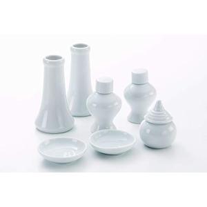 神棚の里神具セット 陶器7点セット(小) ホワイトの詳細画像3