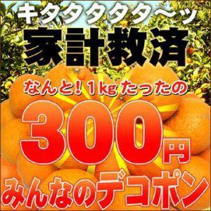 家計救済みんなの300円デコみかん 訳あり・不選別・ご家庭用