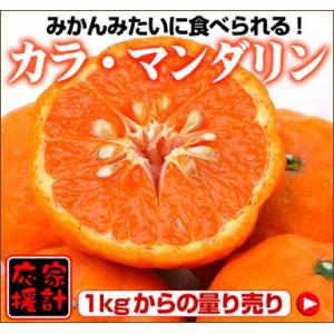 1kgからの量り売り訳ありカラ・マンダリン　初夏に食べれる温州みかん1kg300円