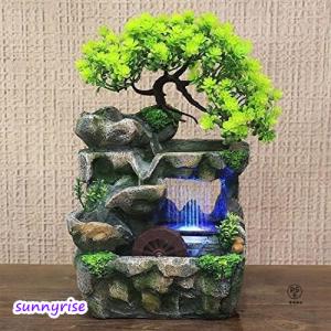 卓上噴水 デスクトップ噴水 ミニ滝 樹脂 室内...の詳細画像4