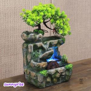 卓上噴水 デスクトップ噴水 ミニ滝 樹脂 室内...の詳細画像5