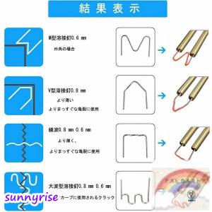 ホッチキス溶接機 バンパー補修用プラスチック溶...の詳細画像3