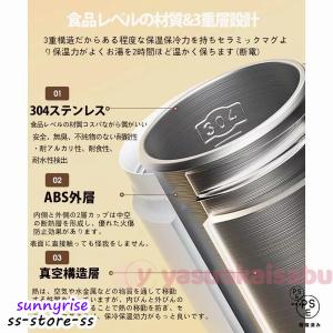 ポータブル電気ケトル 電気水筒 4段階温度設定...の詳細画像4