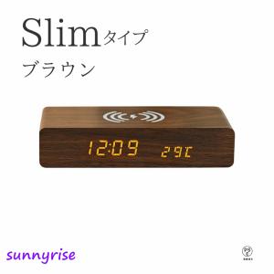 目覚まし時計 デジタル時計 Qi充電 ワイヤレ...の詳細画像1