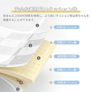 プレイマット 赤ちゃん 厚手 ベビーマット 滑...の詳細画像4