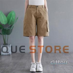 ショートパンツ レディース カーゴパンツ ショ...の詳細画像2