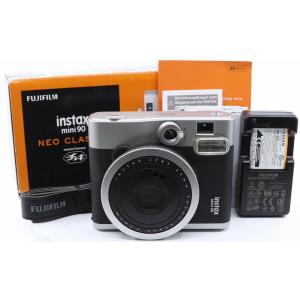 ＜良品＞ FUJIFILM インスタントカメラ チェキ instax mini 90 ネオクラシック ブラック｜sunnys-camera