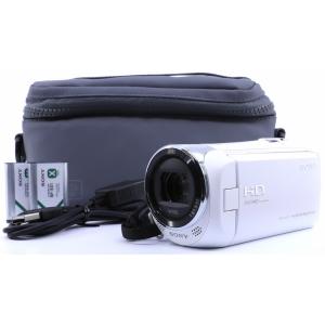 ＜ほぼ新品＞ ソニー ビデオカメラ Handycam HDR-CX470 ホワイト｜sunnys-camera