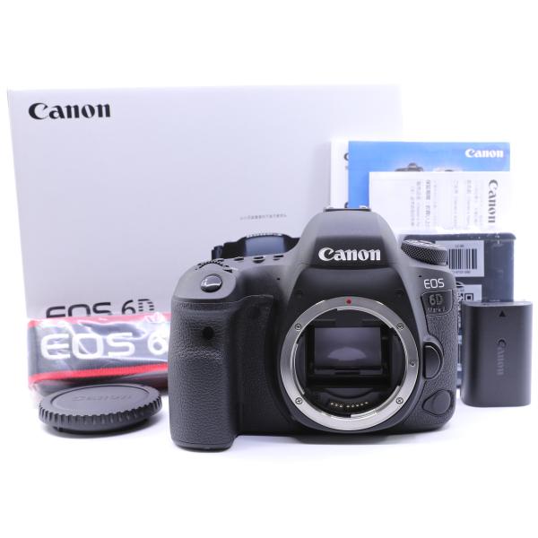 ＜ほぼ新品＞ Canon デジタル一眼レフカメラ EOS 6D Mark II ボディ シャッター回...