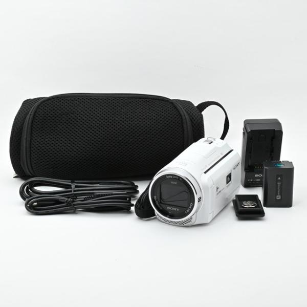 ＜良品＞ SONY ソニー HDR-PJ680 ホワイト｜多少の使用感あり｜全体的にきれい｜レンズ枠...