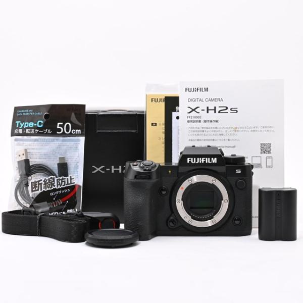 ＜良品＞ FUJIFILM X-H2S ボディ｜シャッター15,669枚｜動作良好｜高速連写対応フラ...