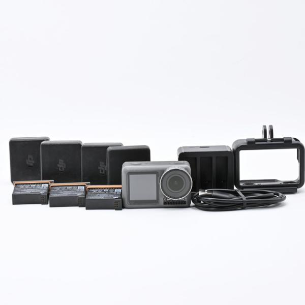 ＜良品＞ DJI OSMO Action｜アクションカメラ｜4K動画対応｜防水・耐衝撃｜デュアル液晶...