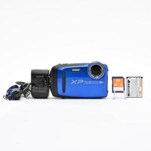 美品＞ FUJIFILM FinePix XP120 ブルー｜防水・耐衝撃コンデジ