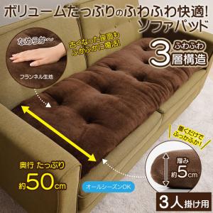 ニーズ 洗える!ふっくらボリュームソファーパッド...の商品画像