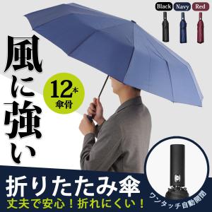 折りたたみ傘 丈夫 大きい 軽量 自動開閉 メンズ