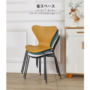 スタッキングチェア 4脚セット セブンチェア ...の詳細画像4