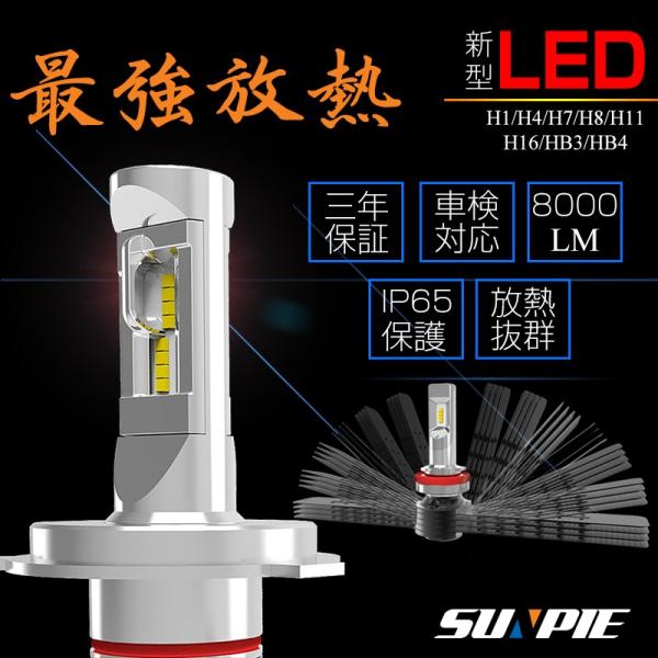 LEDヘッドライト フォグランプ H4 hi/lo H1 H7 H8 H11 H16 HB3 HB4...