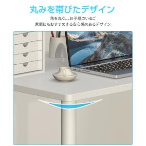 デスク パソコンデスク 80cm 白 ホワイト...の詳細画像3