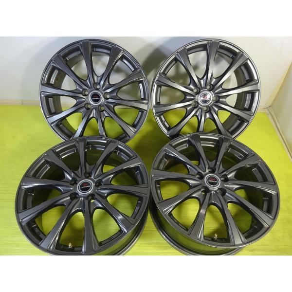 【AIRNOVA】17X7J +55 5穴 100 中古ホイール 4本 17インチ 【送料無料】AO...