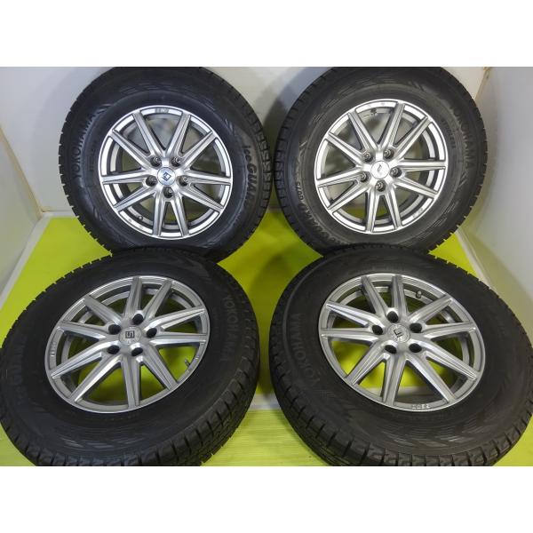 【ヨコハマ  SEIN】225/70R16 16x6.5J +38 5穴 PCD114.3 中古 ホ...