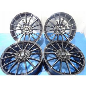 ◆WEDS SPORT◆18x7J +53 5穴 114.3 中古 アルミホイール 4本価格【福島発...