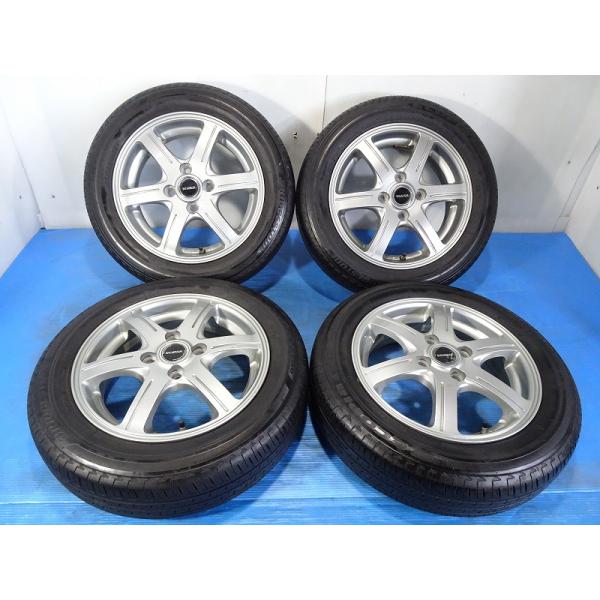 ★BALMINUM★ 155/65R14 14x4.5J +45 4穴 100 中古タイヤホイールセ...