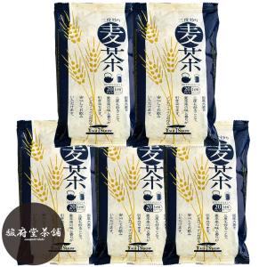 三度炒り国産麦茶ティーバッグ８ｇ×２０ｐ×５袋 | 国産大麦１００％ | 水出し煮出し兼用｜sunpudo