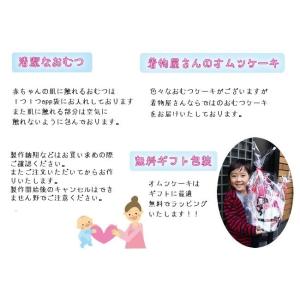 初節句お祝い 和のおむつケーキ 着物風スタイ(...の詳細画像2