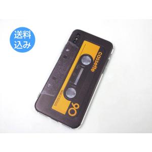 iPhone X用 昭和カセットテープ風 ソフトケース カバー 薄型TPU ドイツ｜sunpunstore