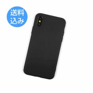 iPhone XS用 シンプル薄型ソフトケース カバー TPU ブラック｜sunpunstore