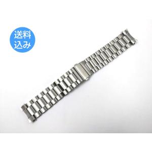 腕時計 ベルト 16mm 18mm 20mm 22mm ステンレス巻きベルト プッシュ式
