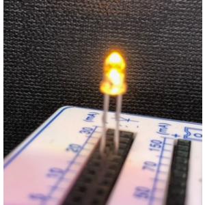 高輝度　３Φ　砲弾型　黄色 在庫処分品 100本入り