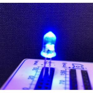 高輝度　5Φ　砲弾型　青色 在庫処分品 100本入り