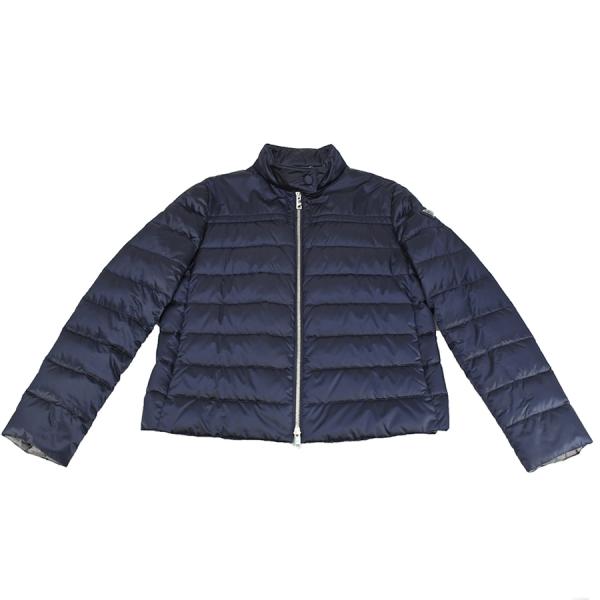 プラダ PRADA スタンドカラー ダウンジャケット 三角ロゴ プレート 29B830 ナイロン ダ...