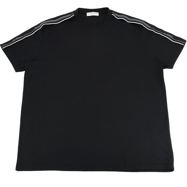 ジバンシィ GIVENCHY ショルダー ロゴ ジャガード テープ 半袖 Tシャツ BM70UJ30...