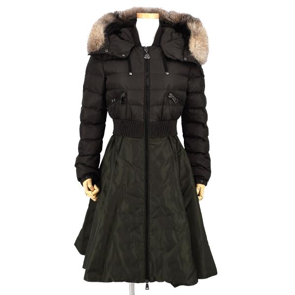 モンクレール MONCLER SULLY シェリー ダウンコート ダウン フォックスファー フレア ...