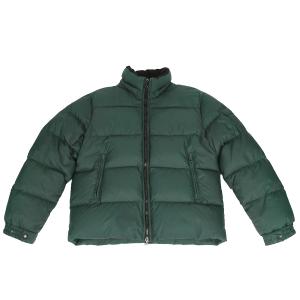 モンクレール MONCLER ダウンジャケット ブルゾン アウター ロゴワッペン バジーレ BAZILLE メンズ ナイロン グリーン サイズ0 アパレル