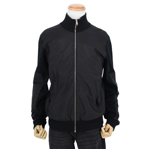 プラダ PRADA ニット ナイロン ブルゾン ジップアップ ジャケット アウター メンズ ウール ...