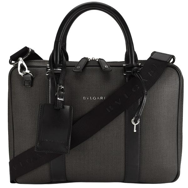 ブルガリ BVLGARI ウィークエンド ブリーフケース ビジネスバッグ 2way ショルダー 書類...
