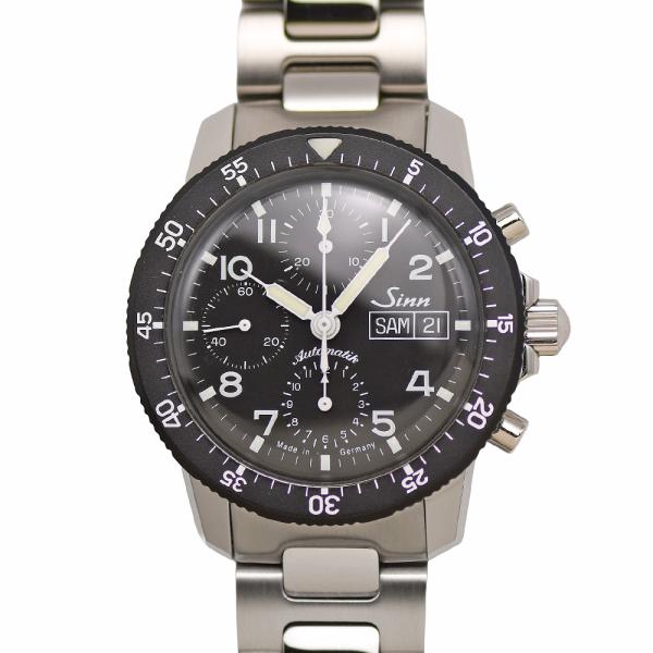 ジン Sinn パイロットクロノグラフ オートマティック 103.B.AUTO 自動巻 200m防水...