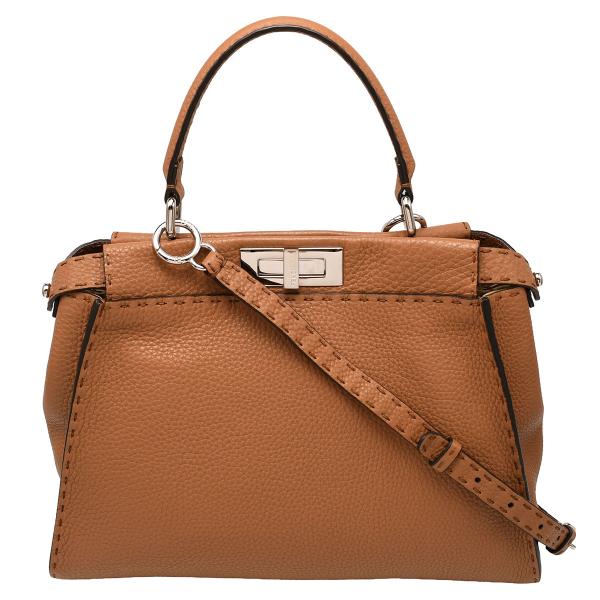 フェンディ FENDI ピーカブー レギュラー セレリア 2wayハンドバッグ 8BN226 レザー...