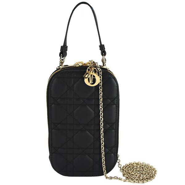 ディオール Dior フォンホルダー レディディオール チェーンショルダー カナージュ S0872O...