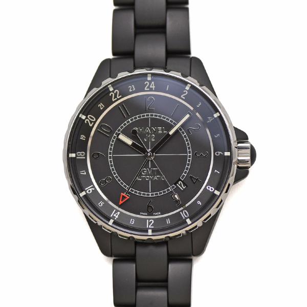 CHANEL シャネル J12 GMT 41mm オートマティック H3101 自動巻 マットブラッ...