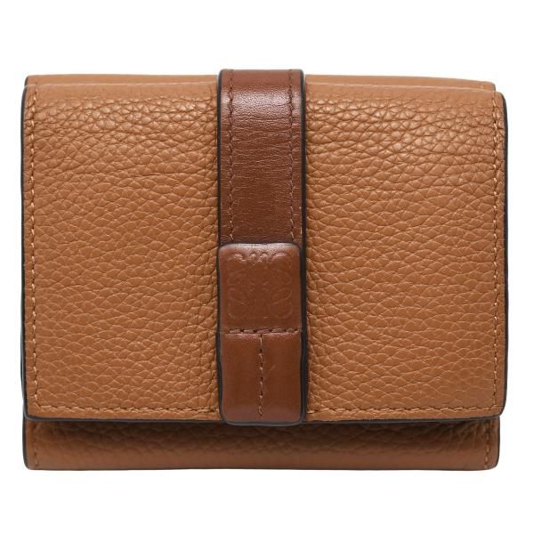 ロエベ LOEWE トライフォールド ウォレット 三つ折り 財布 アナグラム C660S26 レザー...